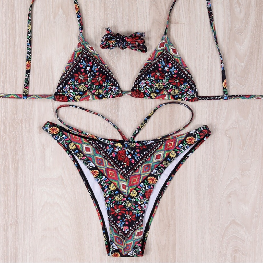 Brazilian Triangle Cut Bikini Set